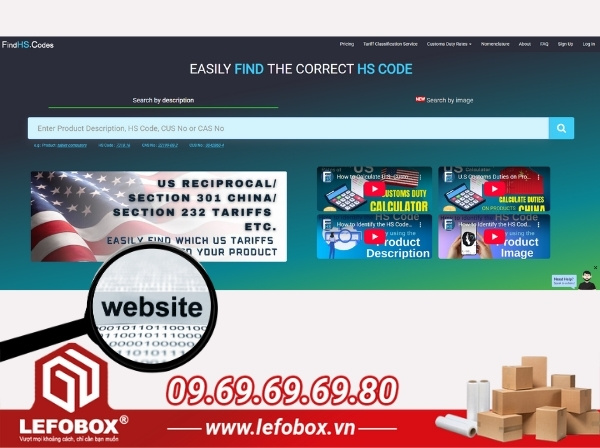 website tra cứu mã hs code